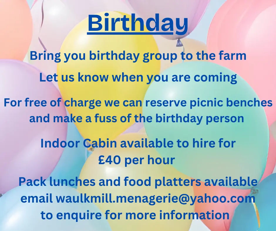 Birthday at Waulkmill